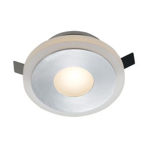 Lima 3 Watt Round LED Step Light Aluminium / Warm White - LIMA 3R-AL83