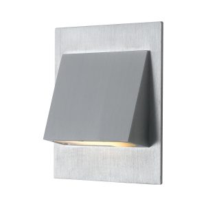 Brea 3 Watt Square LED Step Light Aluminium / Warm White - BREA 3-AL83