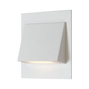 Brea 3 Watt Square LED Step Light White / Warm White - BREA 3-WH83