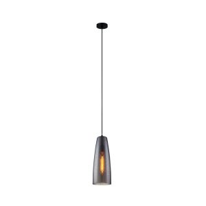 Ellipse Shape Pendant Smoke Black - Chuva1