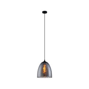 Wine Shape Pendant Smoke Black - Chuva3