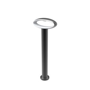 Exterior 9W LED Bollard Black Finish / Warm White - Horus3