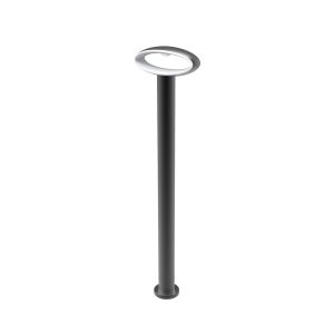 Exterior 9W LED Bollard Black Finish / Warm White - Horus4