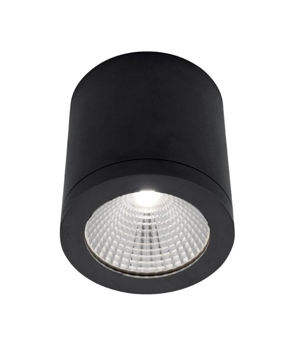 Cooper 10W Dimmable LED Dimmable Surface Mounted Downlight Black / Warm White - MD5010BLK/3