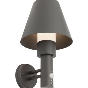 Everly Exterior Wall Light With Sensor Graphite - MXD4511GT/SEN