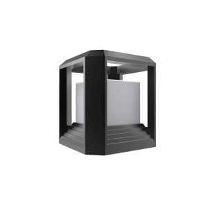 LED Pillar Mount Light Black - Rubik1