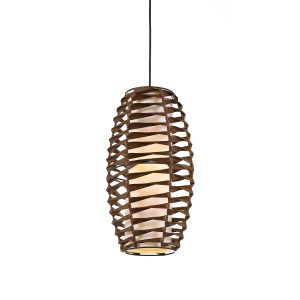 Tribe 1 Light Pendant Small Brown - Tribe PE23-BN