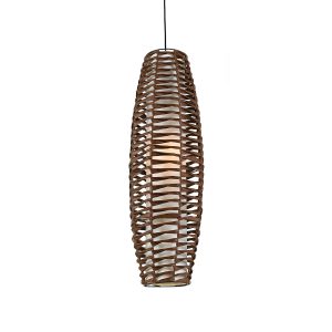 Tribe 1 Light Pendant Large Brown - Tribe PE28-BN