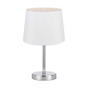 Adam 1 Light Table Lamp White - ADAM TL-WH