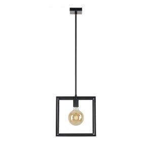 Collins 1 Light Pendant Matt Black - COLLINS PE1-BK