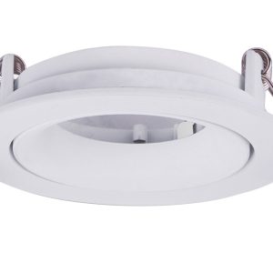 Architectural LED Adjustable Downlight Frame Only Matt White - ARC2