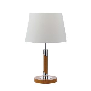 Belmore 1 Light Table Lamp Teak - BELMORE TL-TK