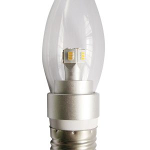 LED 4W Dimmable Candle Clear E27 3000K - CAN1D