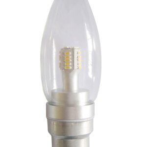 LED 4W Candle Clear B22 5000K - CAN6