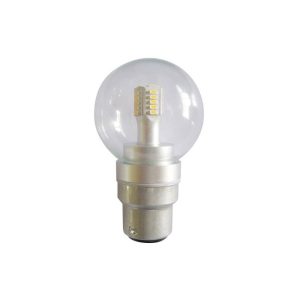 LED 4W Fancy Round Clear B22 5000K - FR6