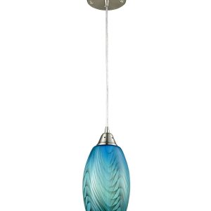 Glass Modern Pendant Blue - Glaze3