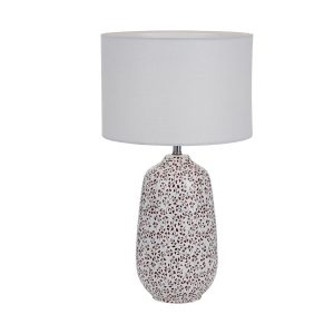 Miren 1 Light Table Lamp Large Red / White - MIREN TLL-RDWH