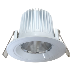 Ecostar Round 9W Dimmable LED Downlight - White Frame / Daylight LED - S9045 DL WH