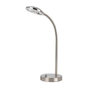 Tyler 6 Watt LED Desk Lamp Nickel / Warm White - Tyler TL-NK