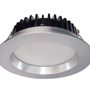 AT9012 Round 13W Dimmable LED Downlight Anodised Frame / Tri-Colour - 11075