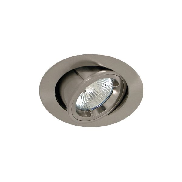 Low Voltage Round Gimble Downlight Frame Brushed Nickel - LV.TWIST.GIM-NICKEL