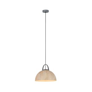 Dome Shape Natural Oak Pendant - Legna2