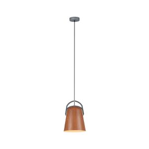 Ellipse Shape Salem Oak Pendant - Legna3