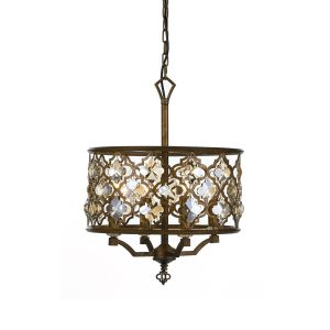 Mimosa 4 Light Pendant Medium Aged Brass - MIMOSA PE43-MC