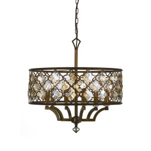 Mimosa 6 Light Pendant Large Aged Brass - MIMOSA PE61-MC