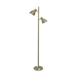 Torres 2 Light Floor Lamp Antique Brass - Torres FL2-AB