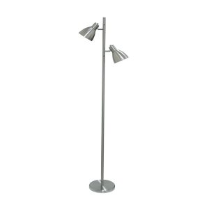 Torres 2 Light Floor Lamp Nickel - Torres FL2-NK