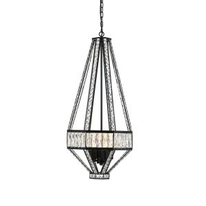 Zofio 4 Light Pendant Oil Bronze / Crystal - ZOFIO PE44-OBCL