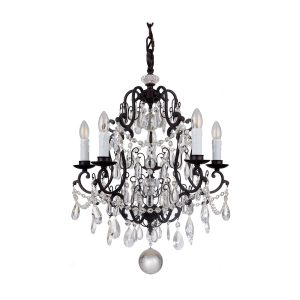 Salzburg 5 Light Crystal Chandelier Bronze - 1000803