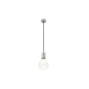 Dream Cord Fabric & Aluminium Lampholder Grey - MA99/GRY