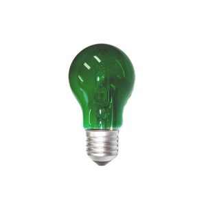 Halogen 28W Dimmable E27 Coloured Globe Green - CLAHAGLS28WESG