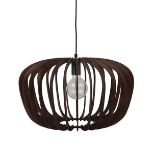 Robin 500mm Timber Pendant Brown - 31006