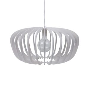 Robin 600mm Timber Pendant White - 31012