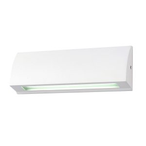 Taso 6 Watt 12V LED Surface Mounted Step Light Matt White / Cool White - HV3271C-WHT-12V