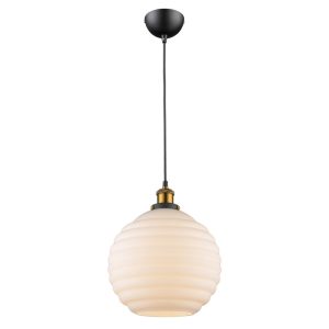 Eva 1 Light Lantern Pendant Opal - 31306