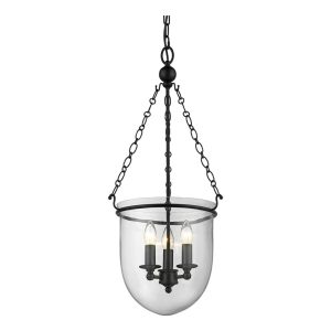 Alexa 3 Light Lantern Pendant Clear - 31325