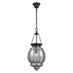 Chelsea 1 Light Lantern Pendant Grey - 31341