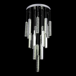 Arctic 76 Watt LED Crystal Pendant Small / White - 35050