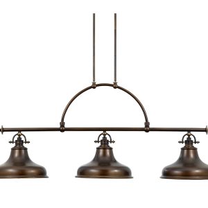 Emery Island Light Palladian Bronze - QZ/EMERY3P PN