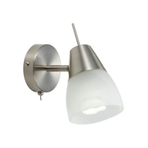 Gibson 1 Light Wall Light Brushed Nickel - GIBSON WB-NK