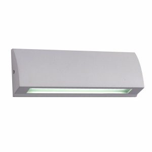 Taso 6 Watt 12V LED Surface Mounted Step Light Matt Silver / Warm White - HV3271W-SLV-12V