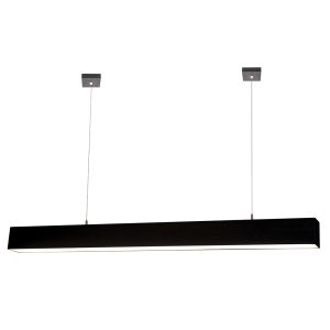 Proline 55 Watt 240V LED 1200x92mm Pendant Black / Cool White - HV6002C-BLK