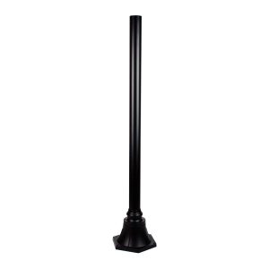 Plumb 60mm 1.8 Meter Post With Flange to Suit Post Tops Black - OL7051/1800BK