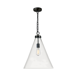 Gatsby Large 1 Light Pendant Bronze - 1000219