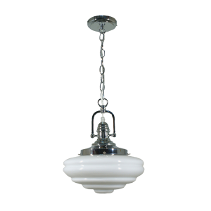 Paramount Chain Pendant Chrome With Chateau Glass - 1000387