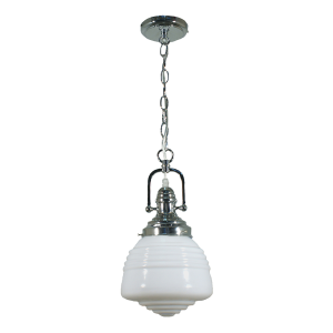 Paramount Chain Pendant Chrome With Domec Glass - 1000391